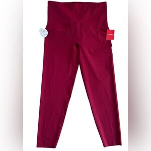 Spanx Booty Boost Leggings 7/8 Active Shaping Fitness Breathable Wicking New LG